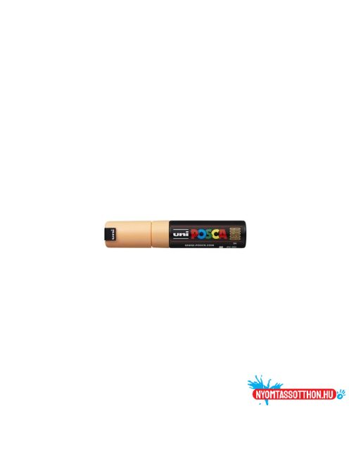 Dekormarker 8mm, Uni Posca PC-8K világos narancs