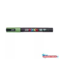 Dekormarker 0,9-1,3mm, Uni-Posca PC-3ML csillámló zöld