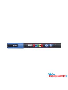 Dekormarker 0,9-1,3mm, Uni-Posca PC-3ML csillámló kék