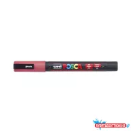 Dekormarker 0,9-1,3mm, Uni-Posca PC-3ML csillámló piros