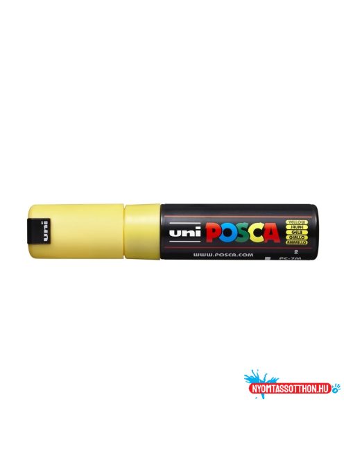 Dekormarker 4,5-5,5mm, Uni-Posca PC-7M sárga