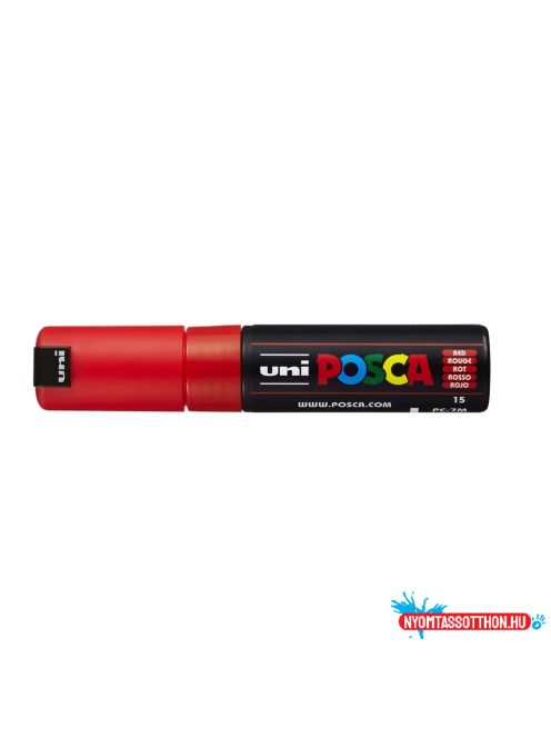 Dekormarker 4,5-5,5mm, Uni-Posca PC-7M piros