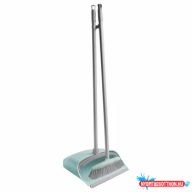   Szemeteslapát műanyag hosszú nyéllel beépített fésűvel York_063060