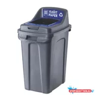   Szemetes kuka műanyag szelektív 50 literes antracit/kék UP294-215