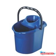   Felmosó vödör 13 literes műanyag kicsavaró kosárral kék UP603-005