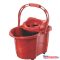 Felmosó vödör 20 literes műanyag kicsavaró kosárral piros UP610-004