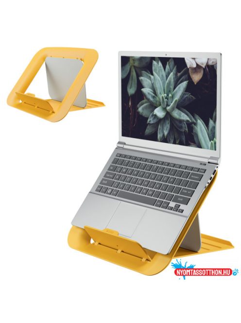 Leitz COSY Ergo laptop állvány, meleg sárga 13-17 laptophoz