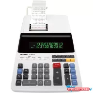  Számológép asztali szalagos 12 számjegyes Sharp EL-2607LG