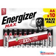Elem AA ceruza LR06 Max 10 db/csomag, Energizer