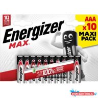 Elem AAA mikro LR03 Max 10 db/csomag, Energizer