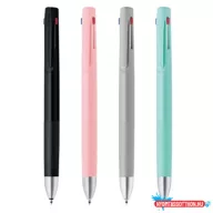   Golyóstoll 0,7 mm, háromszínű, Zebra bLen 3C, fekete test  írásszín kék
