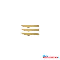 Kés evő egyszer használatos fa 100 db/csomag