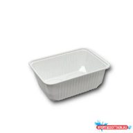  Elviteles doboz - szögletes alj PP 1000 ml 50 db/csomag fehér