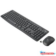   Billentyűzet+egér vezeték nélküli Silent HUN fehér Logitech MK295