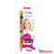 Rollertoll zselés 0.7mm, Pentel EnerGel BL77-4, írásszín narancs, pink, világoskék, lila