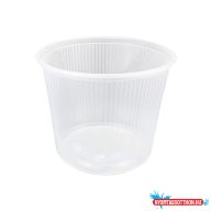   Elviteles doboz - Imbisz tál Hagner 400 ml natúr kerek alj 50 db/csomag