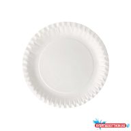 Papírtálca kerek átmérő 28 cm 100 db/csomag fehér