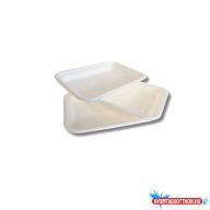   Papírtálca 185 x 135 x 23 mm komposztálható cukornád 125 db/csomag