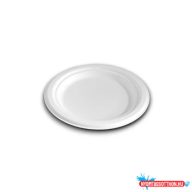   Papírtányér deszertes 17,5 cm komposztálható cukornád 125 db/csomag natúr