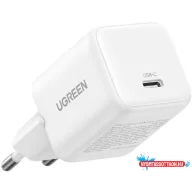 UGREEN 30W USB-C GaN gyorstöltő fehér EU X513