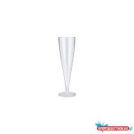 Pohár 10 cl pezsgős műanyag 4 db/csomag