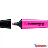   Szövegkiemelõ 2-5mm, vágott hegyû, STABILO Boss original ciklámen