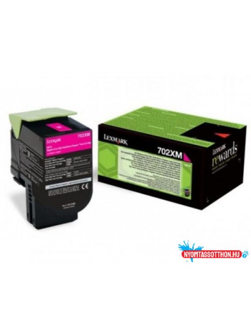 Lexmark CS510 Extra High Return Toner Magenta 4.000 oldal (Eredeti) 70C2XM0