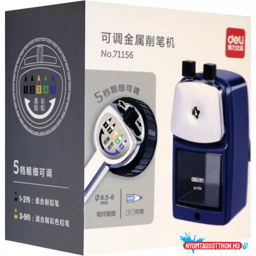 Deli 71156 Forgókaros Ceruzahegyező