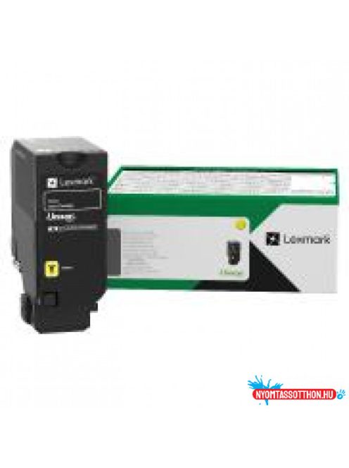 Lexmark CS735 Toner Yellow 12.500 oldal kapacitás