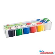 Tempera tégelyes 6x25ml, Süni Ico 6 különféle  szín