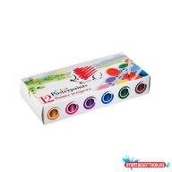 Tempera tégelyes 12x25ml, Süni Ico 12 különféle  szín