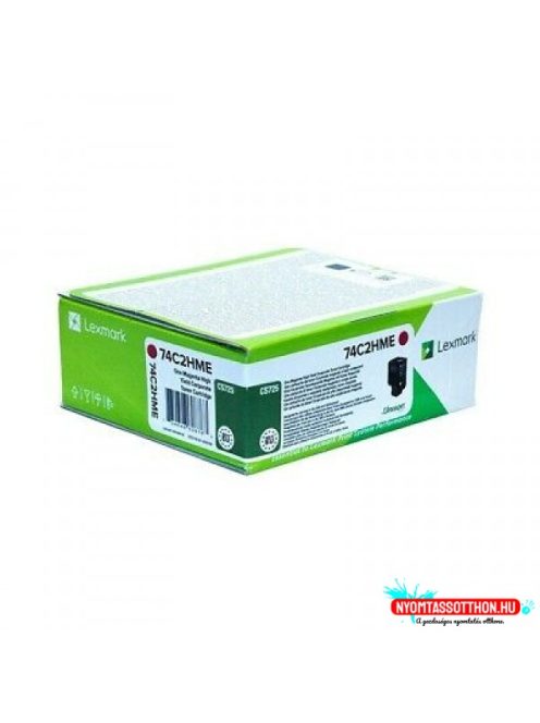 Lexmark CS725 High Corporate Toner Magenta 12.000 oldal (Eredeti) 74C2HME