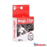   Iratcsíptetõ fûzõkapocs 6,4mm, 50 db/doboz, Ico Magic clipper