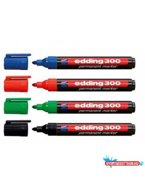 Alkoholos marker 1,5-3mm, kerek Edding 300 fekete