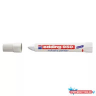 Alkoholos jelölõ marker 10mm, kúpos Edding 950 fehér