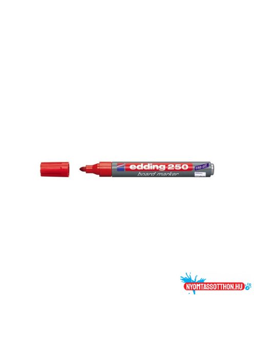 Táblamarker 1,5-3mm, kerek Edding 250 piros