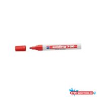 Lakkmarker 2-4mm, kerek Edding 750 piros