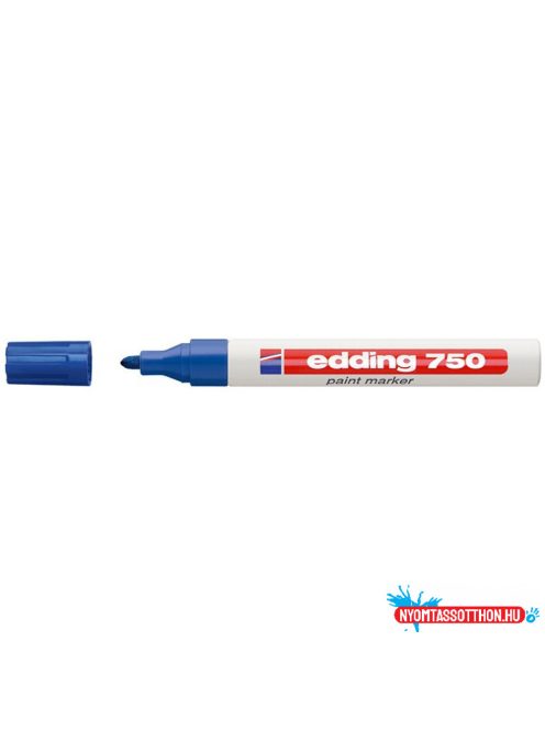 Lakkmarker 2-4mm, kerek Edding 750 kék