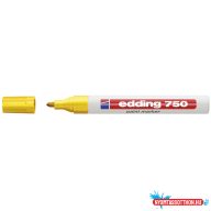 Lakkmarker 2-4mm, kerek Edding 750 sárga