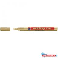 Lakkmarker 1-2mm, kerek Edding 751 arany