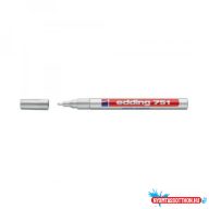 Lakkmarker 1-2mm, kerek Edding 751 ezüst