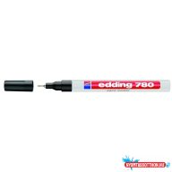 Lakkmarker 0,8mm, kerek Edding 780 fekete