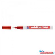 Lakkmarker 0,8mm, kerek Edding 780 piros