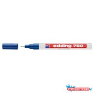 Lakkmarker 0,8mm, kerek Edding 780 kék
