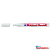 Lakkmarker 0,8mm, kerek Edding 780 fehér