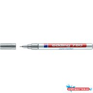 Lakkmarker 0,8mm, kerek Edding 780 ezüst