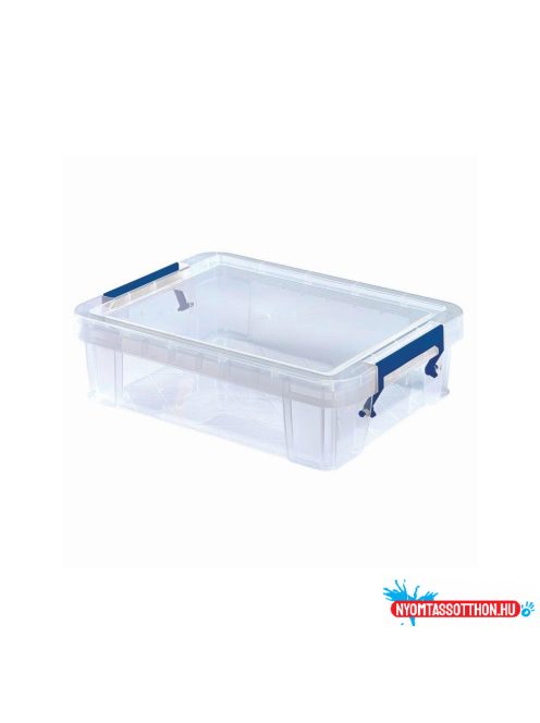 Tároló doboz, mûanyag 2,3 liter, Fellowes(R) ProStore átlátszó