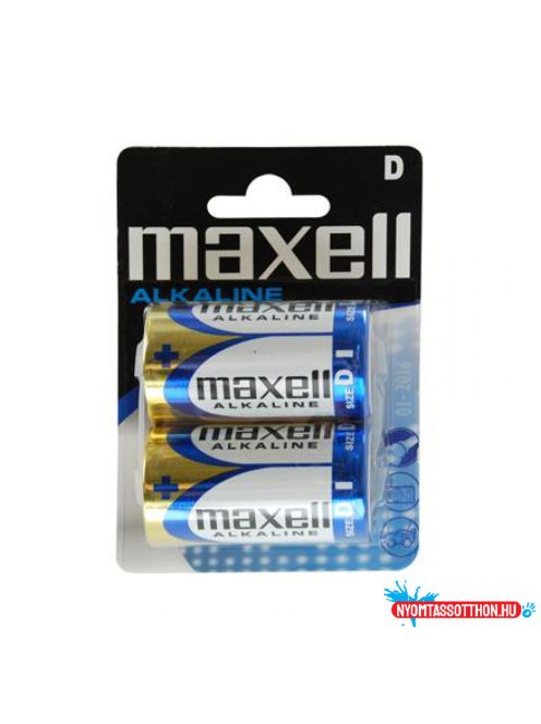 Elem góliát LR20D alkaline 2 db/csomag, Maxell