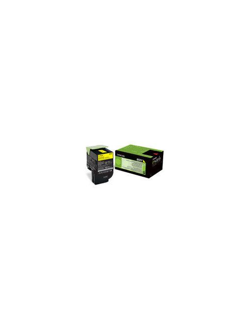 Lexmark CX310 / CX410 / CX510 Yellow CRTG Return 1K (Original) 80C20Y0