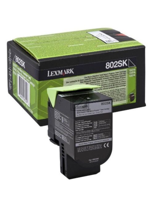 Lexmark CX310 / CX410 / CX510 Black CRTG Return 2.5K (Original) 80C2SK0